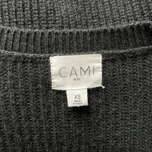 Cami NYC Beth Cardigan Lace Sleeve Wool Sweater Pearl Buttons - Picture 6 of 16